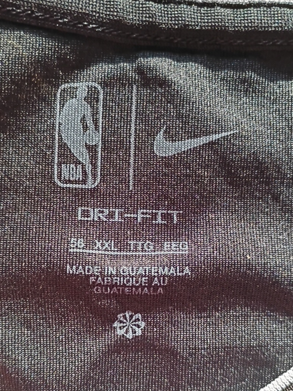 EUC Mikal Bridges Brooklyn Nets Nike Black Swingman Jersey Size 56 XXL NBA - Picture 5 of 9